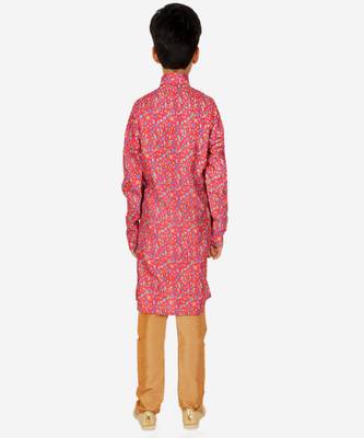 Silk Kurta Pajama For Kids Boys Ethnic Wear | 1 To 16 Years | S-199 2