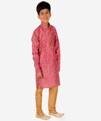 Silk Kurta Pajama For Kids Boys Ethnic Wear | 1 To 16 Years | S-199 3