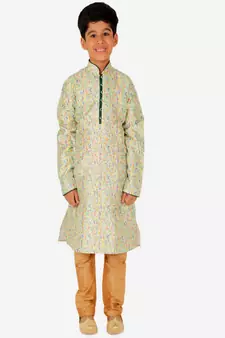 Silk Kurta Pajama For Kids Boys Ethnic Wear | 1 To 16 Years | S-199
