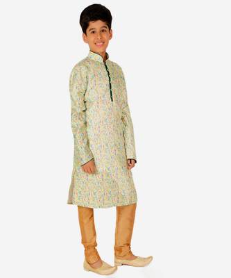 Silk Kurta Pajama For Kids Boys Ethnic Wear | 1 To 16 Years | S-199 4