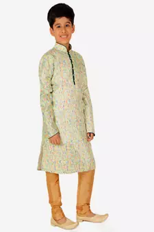 Silk Kurta Pajama For Kids Boys Ethnic Wear | 1 To 16 Years | S-199