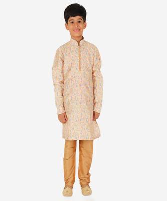 Silk Kurta Pajama For Kids Boys Ethnic Wear | 1 To 16 Years | S-199 1