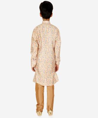 Silk Kurta Pajama For Kids Boys Ethnic Wear | 1 To 16 Years | S-199 2
