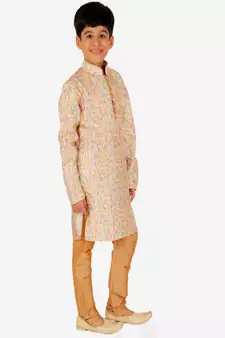 Silk Kurta Pajama For Kids Boys Ethnic Wear | 1 To 16 Years | S-199