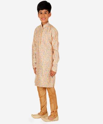 Silk Kurta Pajama For Kids Boys Ethnic Wear | 1 To 16 Years | S-199 4