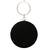 Worthyy Enterprises Embroidered Women's Round Shape Clutch (Black)