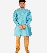 Men's Silk Kurta Pajama Set Wedding & Festive Indian Ethnic Wear (A-102)