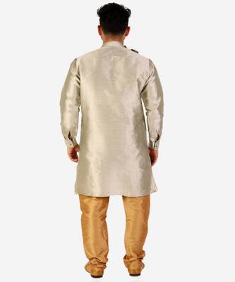 Men's Silk Kurta Pajama Set Wedding & Festive Indian Ethnic Wear (A-102) 2