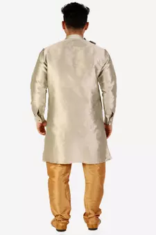 Men's Silk Kurta Pajama Set Wedding & Festive Indian Ethnic Wear (A-102)