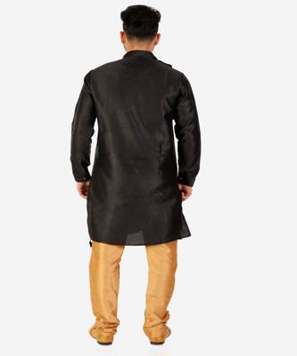 Men's Silk Kurta Pajama Set Wedding & Festive Indian Ethnic Wear (A-102) 2