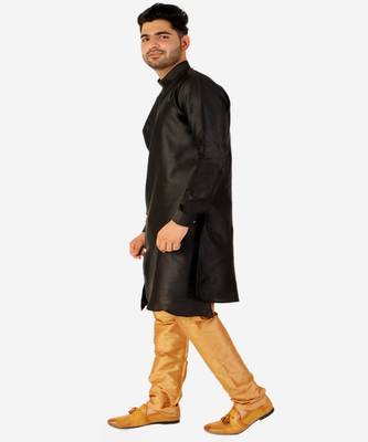 Men's Silk Kurta Pajama Set Wedding & Festive Indian Ethnic Wear (A-102) 4
