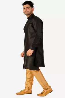 Men's Silk Kurta Pajama Set Wedding & Festive Indian Ethnic Wear (A-102)