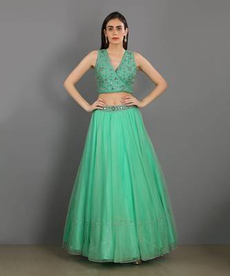 Chaman Mint Green Lehenga Set 2