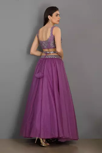 Adaah Lilac Lehenga Set
