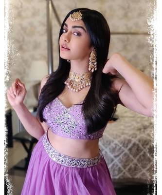 Adaah Lilac Lehenga Set 11