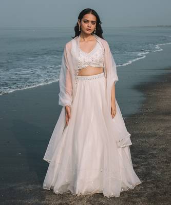 Nigaah Ivory Lehenga Set 1