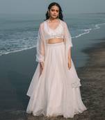 Nigaah Ivory Lehenga Set