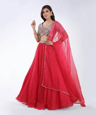 Afsa Rani Pink Lehenga Set 2