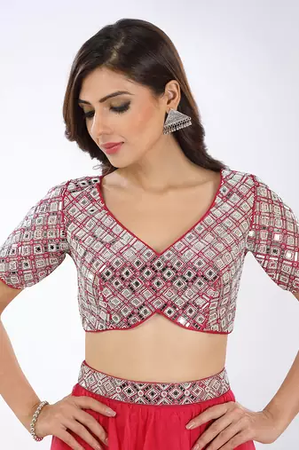 Afsa Rani Pink Lehenga Set