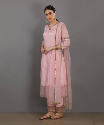 Ramaani Baby Pink Kurta Set 2