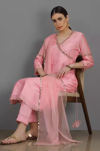 Rabia Baby Pink Kurta Set