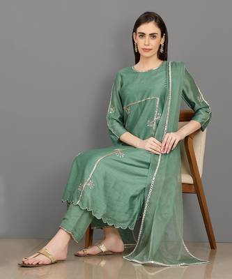Zoha Embreled Kurta Set 3