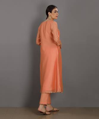 Abid Peach Kurta Set 4