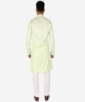 Men's Cotton Kurta Pajama Set | Printed | Wedding Wear (A-114 ) 2