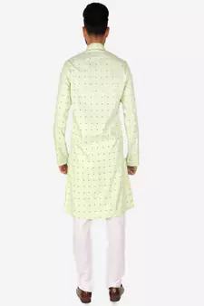 Men's Cotton Kurta Pajama Set | Printed | Wedding Wear (A-114 )