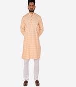 Men's Cotton Kurta Pajama Set | Printed | Wedding Wear (A-114 )