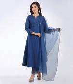 Navy Blue Zohra