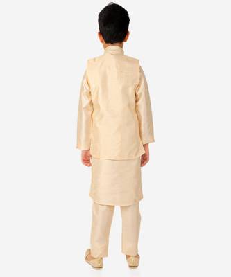 Silk Kurta Pajama For Kids Boys Ethnic Wear | 1 To 16 Years | S-200 2
