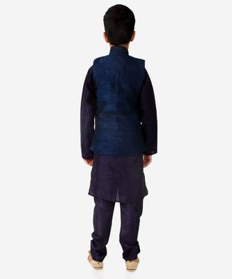 Silk Kurta Pajama For Kids Boys Ethnic Wear | 1 To 16 Years | S-200 2