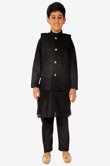 Silk Kurta Pajama For Kids Boys Ethnic Wear | 1 To 16 Years | S-200