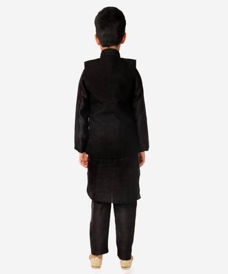Silk Kurta Pajama For Kids Boys Ethnic Wear | 1 To 16 Years | S-200 2