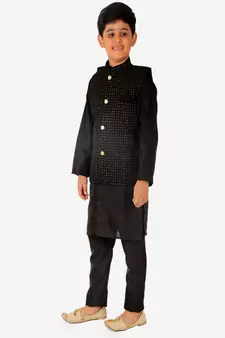 Silk Kurta Pajama For Kids Boys Ethnic Wear | 1 To 16 Years | S-200