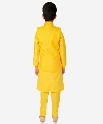 Silk Kurta Pajama For Kids Boys Ethnic Wear | 1 To 16 Years | S-200 2
