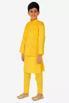 Silk Kurta Pajama For Kids Boys Ethnic Wear | 1 To 16 Years | S-200