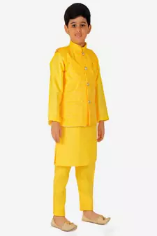 Silk Kurta Pajama For Kids Boys Ethnic Wear | 1 To 16 Years | S-200