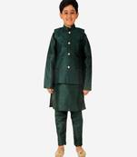 Silk Kurta Pajama For Kids Boys Ethnic Wear | 1 To 16 Years | S-200