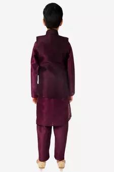 Silk Kurta Pajama For Kids Boys Ethnic Wear | 1 To 16 Years | S-200