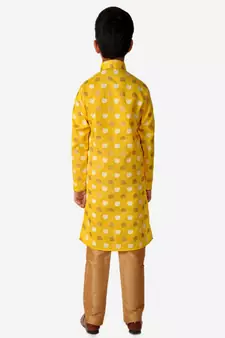 Kurta Pajama For Kids Boys | Cotton | Floral Print | Ethnic Wear (S-204)