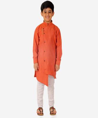 Cotton Kurta Pajama Sets For Kids Boys | Traditional Dress (S-205) 1