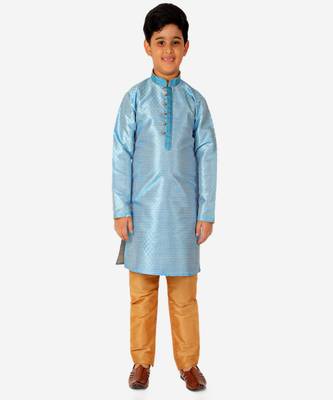 Kurta Pajama For Kids Boys | Silk | Traditional Dress (S-202) 1