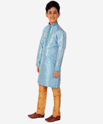 Kurta Pajama For Kids Boys | Silk | Traditional Dress (S-202) 3