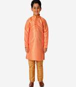 Kurta Pajama For Kids Boys | Silk | Traditional Dress (S-202)