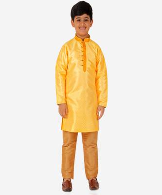 Kurta Pajama For Kids Boys | Silk | Traditional Dress (S-202) 1