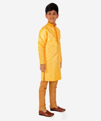 Kurta Pajama For Kids Boys | Silk | Traditional Dress (S-202) 4