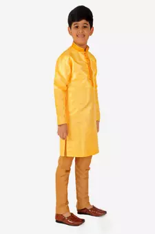 Kurta Pajama For Kids Boys | Silk | Traditional Dress (S-202)