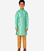 Kurta Pajama For Kids Boys | Silk | Traditional Dress (S-202)